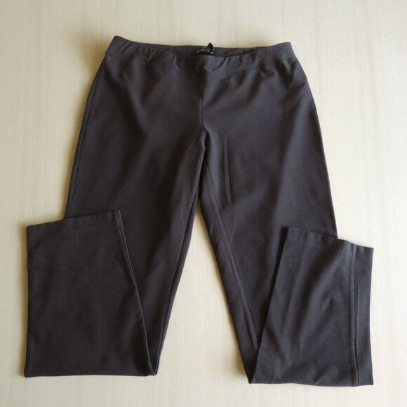 Eileen Fisher Stretch Crepe Pants - Dark Gray - Size Medium - Pre-owned (GC) - Picture 5 of 7